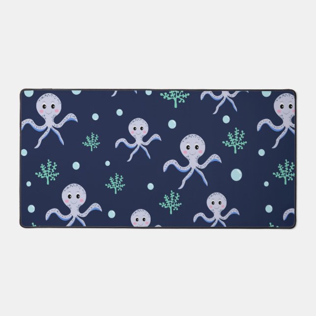 Poulpe sous la mer motif pour enfants (Recto)