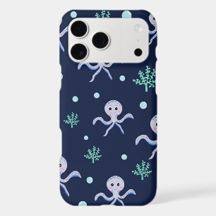 Poulpe sous le motif enfants de la mer