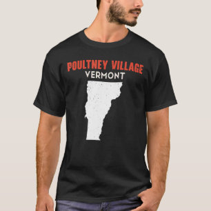 Poultney village Vermont USA State America Travel T-Shirt