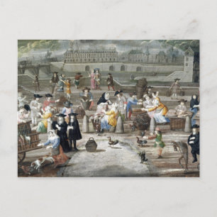 Poultry Market on Quai des Grands Augustins Postcard