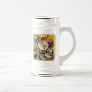 Poultry of the World Beer Stein