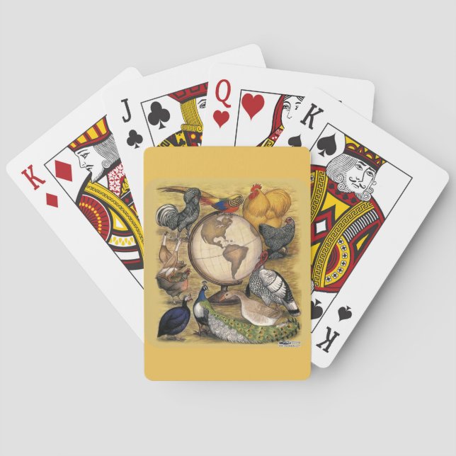 Poultry of the World Playing Cards (Back)