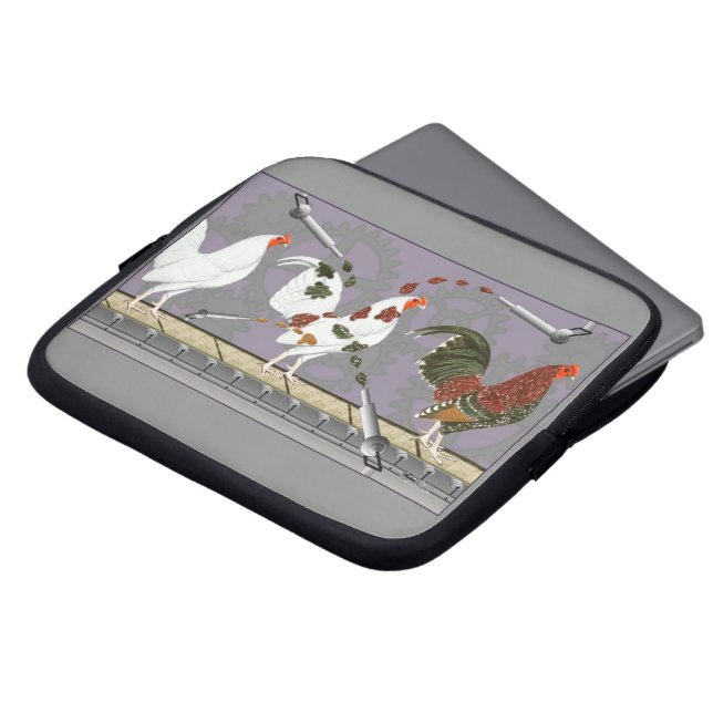 Poultry Painter Laptop Sleeve (Front Top)
