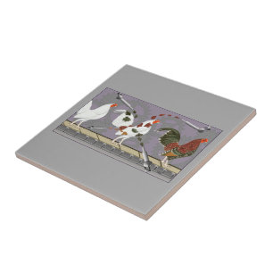 Poultry Painter Tile