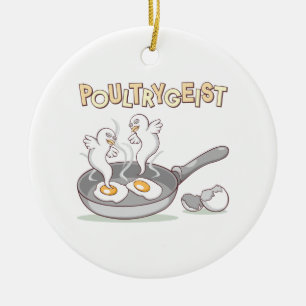 Poultrygeist Ceramic Ornament