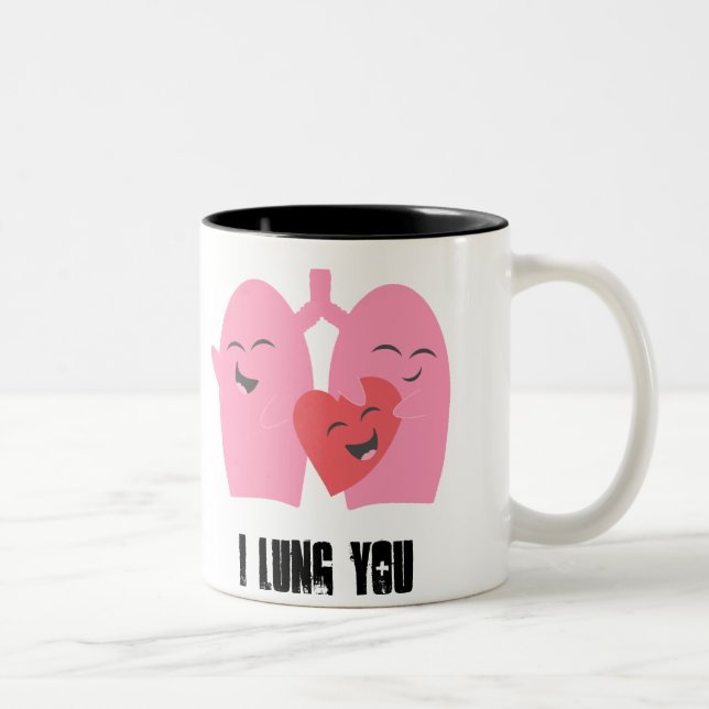 Poumon respiratoire de la thérapie I vous ! tasse (Droit)