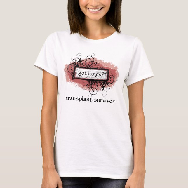 Poumons obtenus ? Le T-shirt des dames de (Devant)