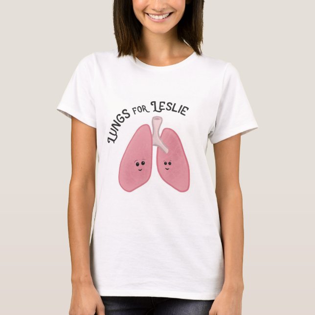 Poumons pour le T-shirt de Leslie (Devant)