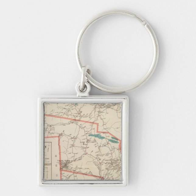 Poundridge, Lewisboro, N Salem towns Keychain (Front)