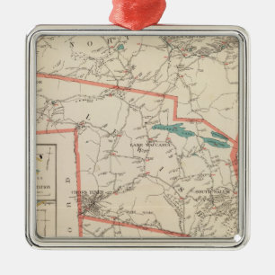 Poundridge, Lewisboro, N Salem towns Metal Ornament