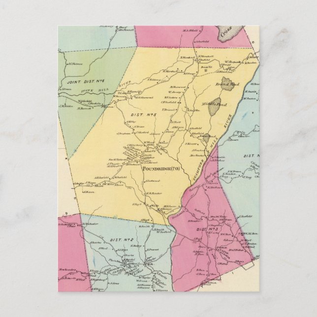 Poundridge, Town Postcard (Front)