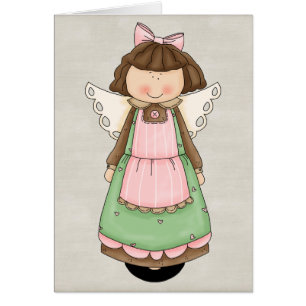 Poupée adorable d'ange de pays