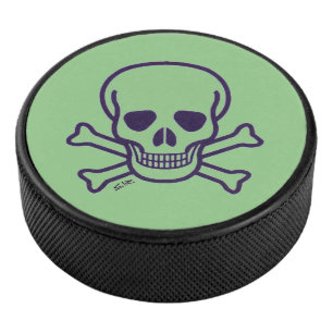 Poupée de hockey vert crâne vert