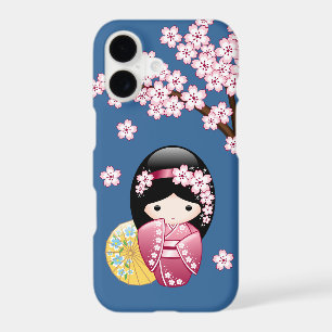 Poupée Kokeshi de printemps - Geisha japonaise mig