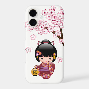 Poupée Kokeshi Sakura - Jolie Fille Geisha Japonai