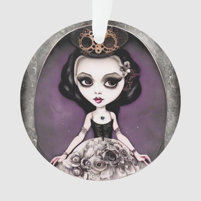 Poupée princesse vintage Steampunk (devant)