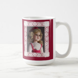 Poupée rouge Poupée Noël Mug