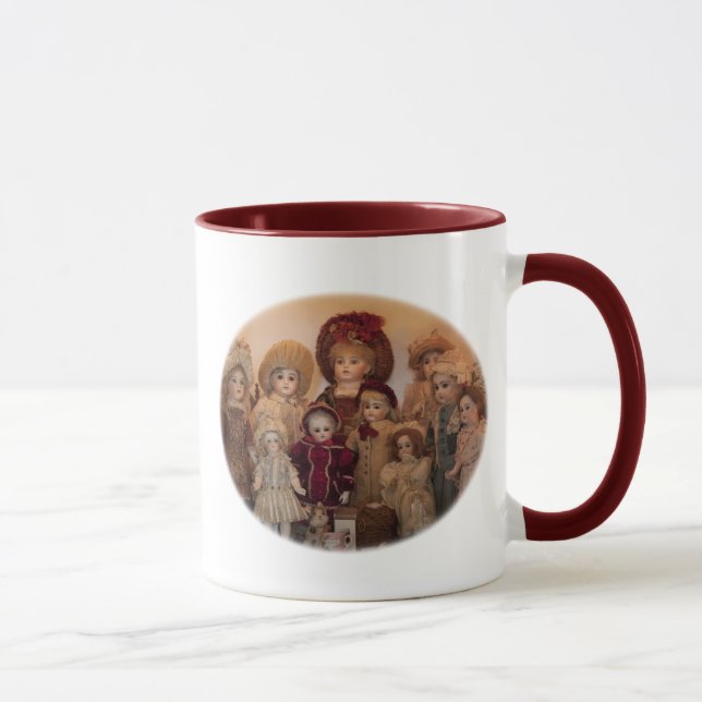 Poupées et amis français Mug (Droite)