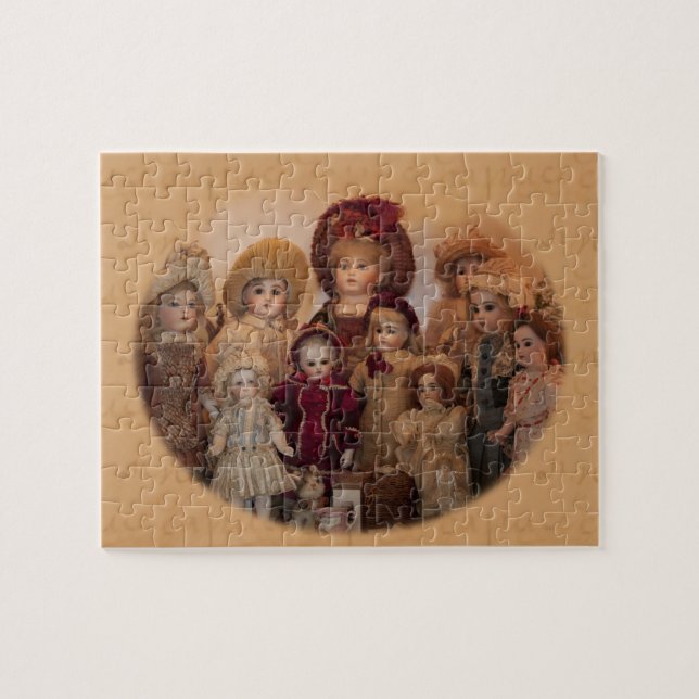 Poupées et amis français Puzzle (Horizontal)