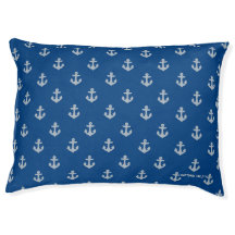 Ancré dans Ocean Navy Bleu chien lit