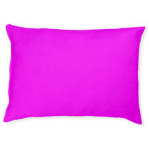 Lit de chien moderne en forme solide rose magenta