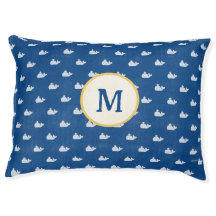Marine Baleine Chien Lit Intérieur Extérieur Monog