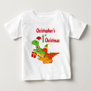 Pour Bébé 1er T-Rex T-Shirt de Noël Dinosaur