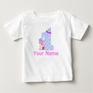 Pour Bébé 1ère fille anniversaire T-shirt personnalisé