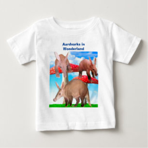 Pour Bébé Aardvarks in Wonderland Baby T-shirt