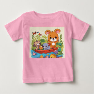 Pour Bébé Adorable Animal Friends - Jouer Enfants T-shirt