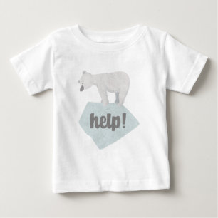 Pour Bébé Aidez le T-shirt de l'ours polaire