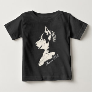 Pour Bébé Baby Husky T-Shirt traîneau Chien Chien Chien Chio