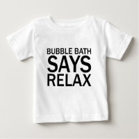 BAIN MOUSSANT DIT RELAXER T-Shirt de bain drôle