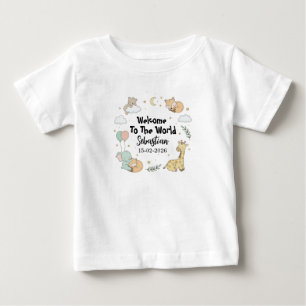 Pour Bébé Bienvenue dans le monde Sebastian Baby T-Shirt