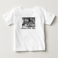 Black & White Chagrin Falls Ohio Peinture T-Shirt