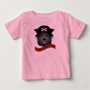 Pour Bébé Captain Black Dog - Baby Fine Jersey T-Shirt 