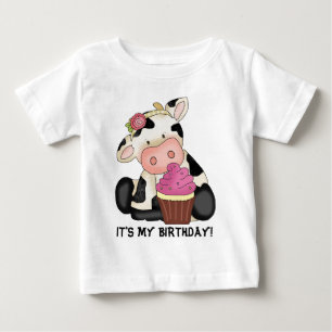 Pour Bébé C'est mon T-shirt de vache à anniversaire