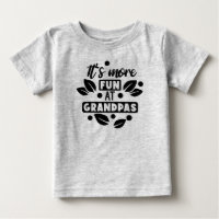 C'est plus amusant au T-shirt de papy