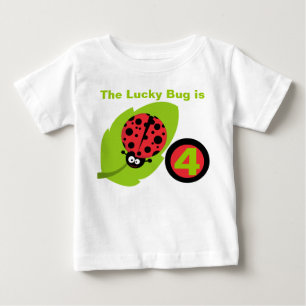 Pour Bébé Chance Ladybug personnalisable T-shirt Anniversair