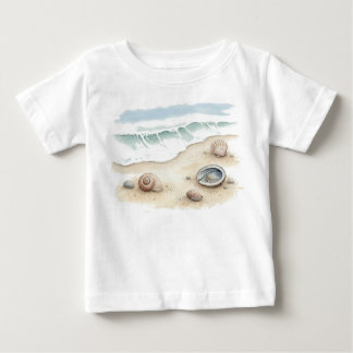 Pour Bébé Chemise T-Shirt Boby Sac de Plage à l'Aquarelle Co