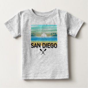 Pour Bébé Conception de San Diego - T-Shirt en jersey fin po