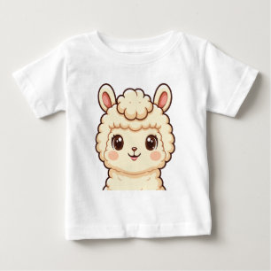 Pour Bébé Conception de t-shirt avec une illustration de lam