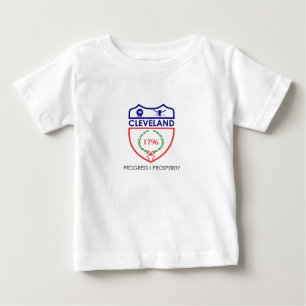 Pour Bébé Emblème de Cleveland, Ohio Baby T-Shirt