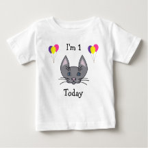 ęr T-shirt de chat d'anniversaire