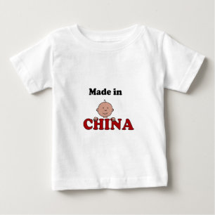 Pour Bébé fait dans le T-shirt de nourrisson de la Chine