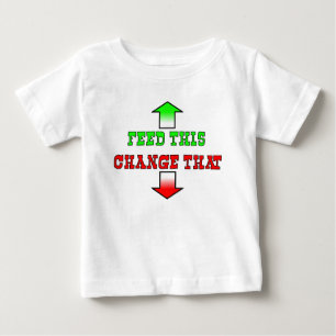 Pour Bébé Feed This Funny Baby T-Shirt Humor