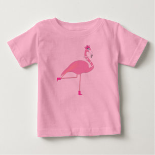 Pour Bébé Flamant rose rose - Baby Fine Jersey T-shirt 