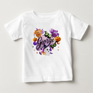 Pour Bébé "George" Halloween mignon garçon T-shirt