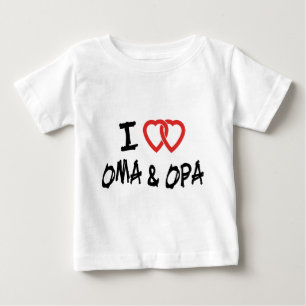 Pour Bébé I Love My Oma & Opa T-Shirt