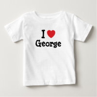 J'aime George heart T-Shirt